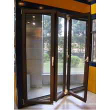 Aluminium Alloy Folding Sliding Glass Door for Patio, Exterior